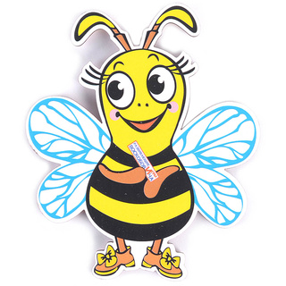 Персонаж малый Пчелка Жужа (крепление на Коврограф и магн. основу)