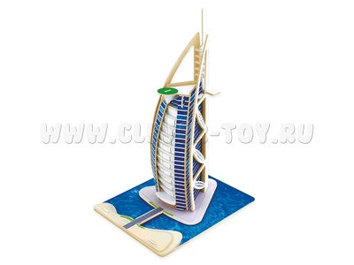 Пазл деревянный 3D "Отель Парус" Пазл деревянный 3D "Отель Парус"