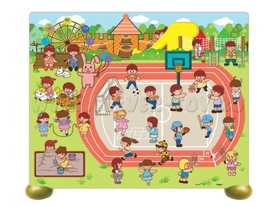 Пазл на подставке "Детская площадка" (80 дет.) Пазл на подставке "Детская площадка" (80 дет.)