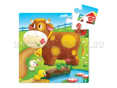 Пазл "Животные. Корова" (16 дет.) Пазл "Животные. Корова" (16 дет.)