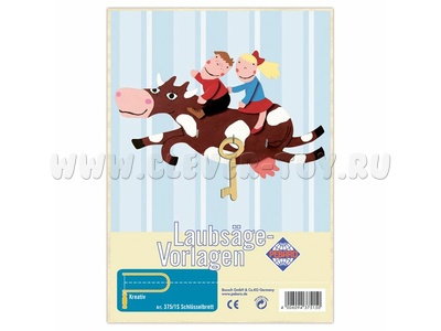 Заготовка "Настенная ключница Веселая корова" (для выпиливания лобзиком) Заготовка "Настенная ключница Веселая корова" (для выпиливания лобзиком)