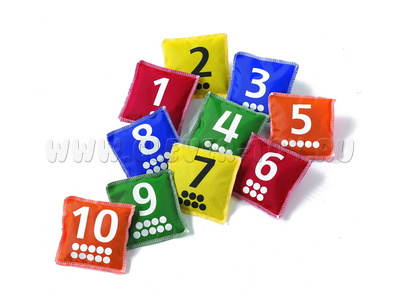 Мешочки с цифрами (от 1 до 10) Мешочки с цифрами (от 1 до 10)