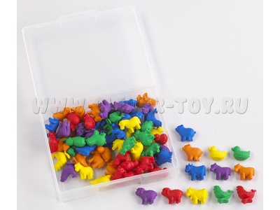 Счетный материал "Домашние животные" (6 видов, 6 цветов, 72 шт.) Счетный материал "Домашние животные" (6 видов, 6 цветов, 72 шт.)