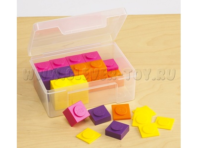 Счетный материал "Пластины" (4 размера, 4 цвета, 4 веса, 80 шт) Счетный материал "Пластины" (4 размера, 4 цвета, 4 веса, 80 шт)