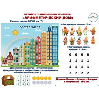 Панно "Арифметический дом"