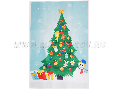 Панно "Елка с игрушками" Панно "Елка с игрушками"