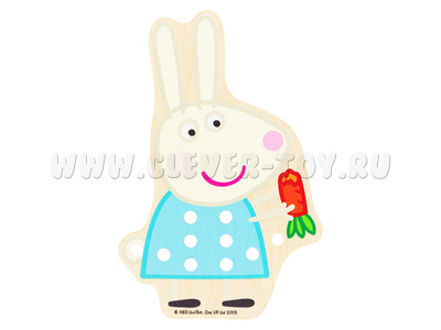 Шнуровка "Кролик Ребекка" (АТ, Серия "Свинка Пеппа") Шнуровка "Кролик Ребекка" (АТ, Серия "Свинка Пеппа")