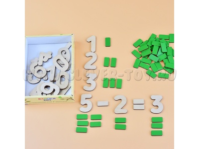 Деревянные цифры-раскраски "Изучаем счет" Деревянные цифры-раскраски "Изучаем счет"