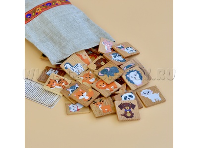 Мемори "Мир животных" (в мешке) Мемори "Мир животных" (в мешке)
