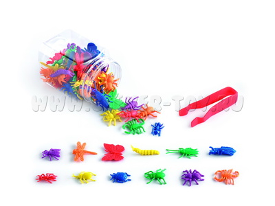 Счетный материал "Насекомые" (72 шт, контейнер) Счетный материал "Насекомые" (72 шт, контейнер)