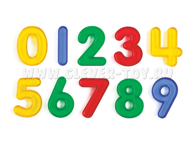 Набор "Цифры прозрачные" (40 шт, в контейнере) Набор "Цифры прозрачные" (40 шт, в контейнере)