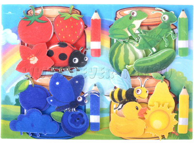 Изучаем цвета (фетр) Изучаем цвета (фетр)