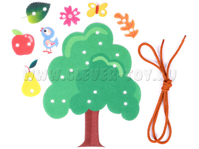 Дерево. Шнуровка (фетр) Дерево. Шнуровка (фетр)