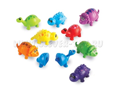 Набор "Динозаврики. Геометрические формы" (18 шт) Набор "Динозаврики. Геометрические формы" (18 шт)