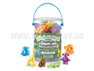 Игровой набор фигурок "Обитатели джунглей" (72 элемента) Игровой набор фигурок "Обитатели джунглей" (72 элемента)