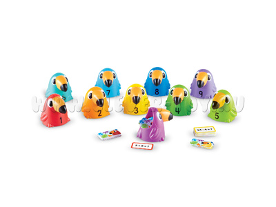 Игровой набор "Считаем с туканами" (10 туканов + карточки) Игровой набор "Считаем с туканами" (10 туканов + карточки)
