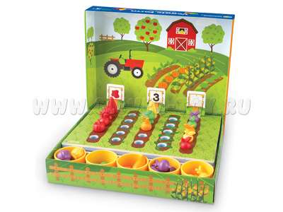 Набор для сортировки "Выращиваем овощи" (46 элементов) Набор для сортировки "Выращиваем овощи" (46 элементов)