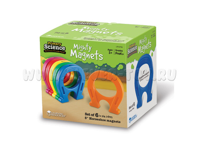Моя первая лаборатория. Магниты-подковы (6 штук) Моя первая лаборатория. Магниты-подковы (6 штук)