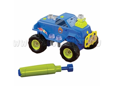 Игровой набор "Закручивай и учись. МонстрТрак" (21 элемент, наклейки) Игровой набор "Закручивай и учись. МонстрТрак" (21 элемент, наклейки)