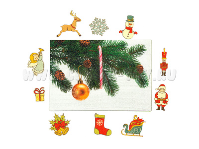 Еловая веточка (фетр) Еловая веточка (фетр)