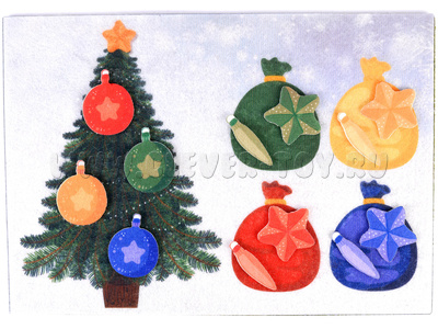 Новогодние подарки (фетр) Новогодние подарки (фетр)