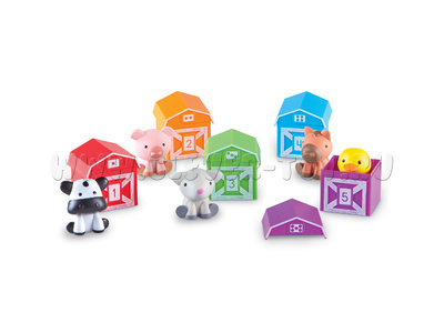 Игровой набор "Кто спрятался на ферме" (15 элементов) Игровой набор "Кто спрятался на ферме" (15 элементов)