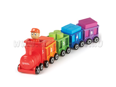 Игровой набор "Паровозик Чух Чух. Считай и сортируй" (21 элемент) Игровой набор "Паровозик Чух Чух. Считай и сортируй" (21 элемент)