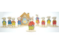 Набор деревянный "Персонажи сказки Волк и семеро козлят" Набор деревянный "Персонажи сказки Волк и семеро козлят"