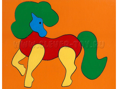Мозаика "Сложи картинку. Лошадка" Мозаика "Сложи картинку. Лошадка"