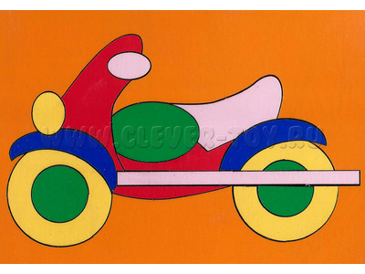 Мозаика "Сложи картинку. Мотоцикл" Мозаика "Сложи картинку. Мотоцикл"