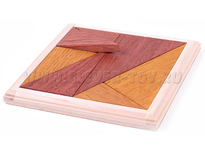 Головоломка "Семь в квадрате" (дерево) Головоломка "Семь в квадрате" (дерево)