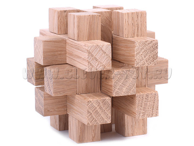 Головоломка "Узел Альтекрузе" (14 элементов, дерево) Головоломка "Узел Альтекрузе" (14 элементов, дерево)