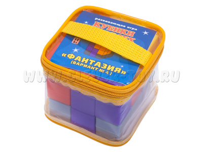 Кубики для всех "Фантазия", вариант №4 (в сумочке) Кубики для всех "Фантазия", вариант №4 (в сумочке)