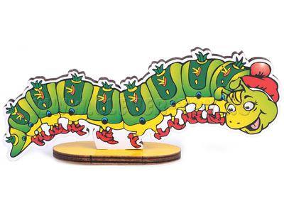 Персонаж средний "Гусеница Фифа" (на подставке, крепление на Коврограф) - остатки Персонаж средний "Гусеница Фифа" (на подставке, крепление на Коврограф) - остатки