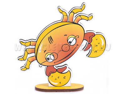 Персонаж средний "Краб Крабыч" (на подставке, крепление на Коврограф) - остатки Персонаж средний "Краб Крабыч" (на подставке, крепление на Коврограф) - остатки