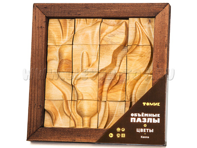Пазл деревянный объемный "Калла" (16 деталей) Пазл деревянный объемный "Калла" (16 деталей)