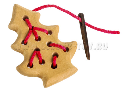 Шнуровка деревянная "Елочка" Шнуровка деревянная "Елочка"