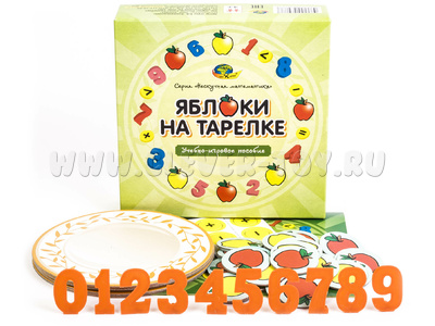 Яблоки на тарелке (серия Нескучная математика) Яблоки на тарелке (серия Нескучная математика)