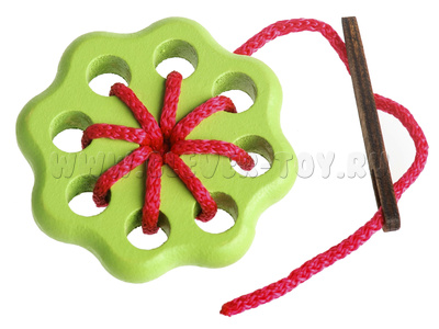 Шнуровка деревянная "Цветок №1" Шнуровка деревянная "Цветок №1"