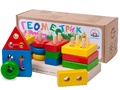 Конструктор деревянный Геометрик (16 деталей) Конструктор деревянный Геометрик (16 деталей)