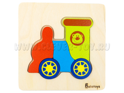 Пазл деревянный "Паровозик" Пазл деревянный "Паровозик"