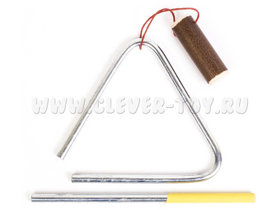 Треугольник музыкальный 10 см (диаметр 6мм) Треугольник музыкальный 10 см (диаметр 6мм)