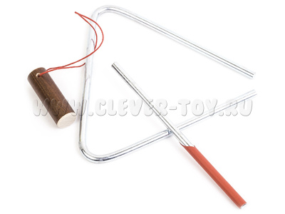 Треугольник музыкальный 14 см (диаметр 6мм) Треугольник музыкальный 14 см (диаметр 6мм)