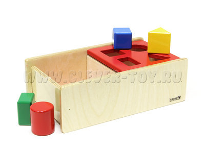 Коробочка с геометрическими телами (4 шт) и перекидной крышкой Коробочка с геометрическими телами (4 шт) и перекидной крышкой