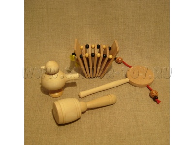 Комплект "Каруселька" (дерево, без росписи) Комплект "Каруселька" (дерево, без росписи)