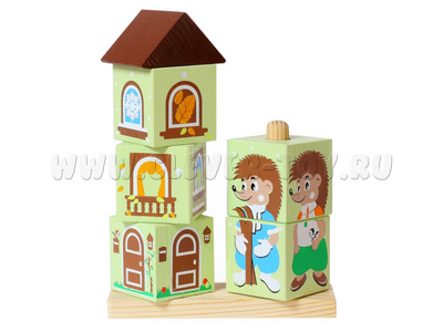 Кубики на палочке "Ежик" Кубики на палочке "Ежик"