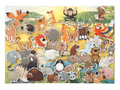 Зоопарк с игровым полем (фетр) Зоопарк с игровым полем (фетр)