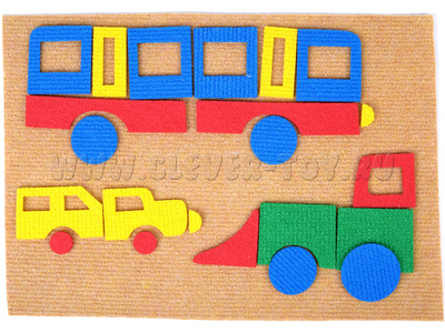 Транспорт конструктор с игровым полем Транспорт конструктор с игровым полем