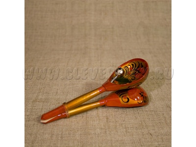 Ложки в станке с бубенцами (дерево, 2 категория) Ложки в станке с бубенцами (дерево, 2 категория)