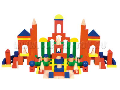 Конструктор деревянный (163 детали) Конструктор деревянный (163 детали)